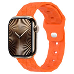 Cinturino per orologio in silicone con trama di calcio, For Apple Watch Series 10 46mm, For Apple Watch Series 10 42mm