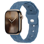 Cinturino per orologio in silicone con trama di calcio, For Apple Watch Series 10 46mm, For Apple Watch Series 10 42mm