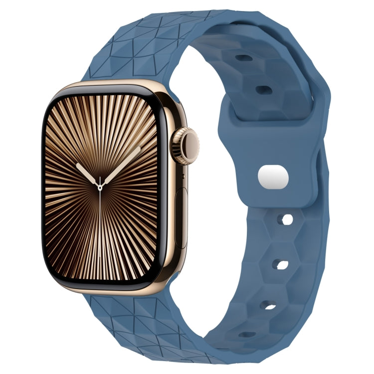 Cinturino per orologio in silicone con trama di calcio, For Apple Watch Series 10 46mm, For Apple Watch Series 10 42mm