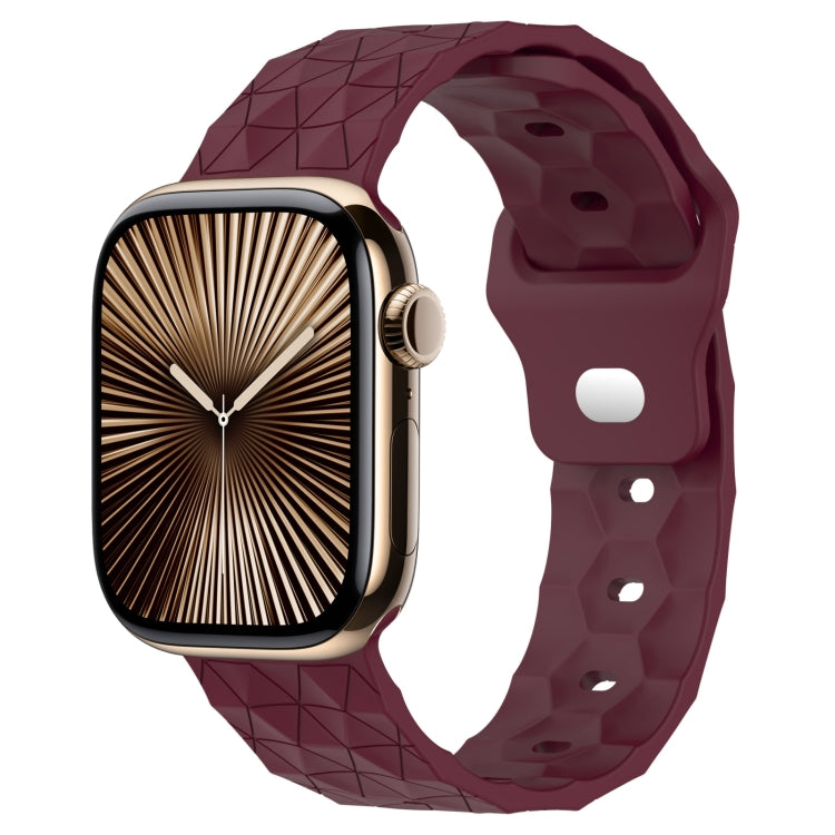 Cinturino per orologio in silicone con trama di calcio, For Apple Watch Series 10 46mm, For Apple Watch Series 10 42mm