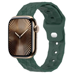 Cinturino per orologio in silicone con trama di calcio, For Apple Watch Series 10 46mm, For Apple Watch Series 10 42mm