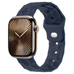 Cinturino per orologio in silicone con trama di calcio, For Apple Watch Series 10 46mm, For Apple Watch Series 10 42mm