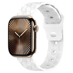 Cinturino per orologio in silicone con trama di calcio, For Apple Watch Series 10 46mm, For Apple Watch Series 10 42mm