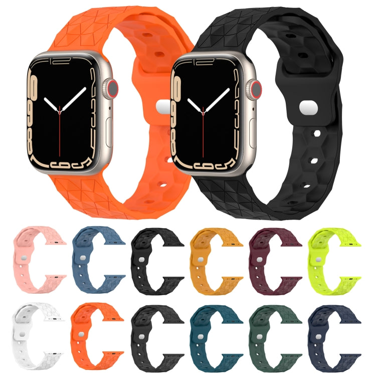 Cinturino per orologio in silicone con trama di calcio, For Apple Watch SE 40mm, For Apple Watch SE 44mm