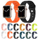 Cinturino per orologio in silicone con trama di calcio, For Apple Watch 42mm, For Apple Watch 38mm