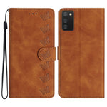 Custodia portafoglio in pelle per Samsung Galaxy A02s e A03