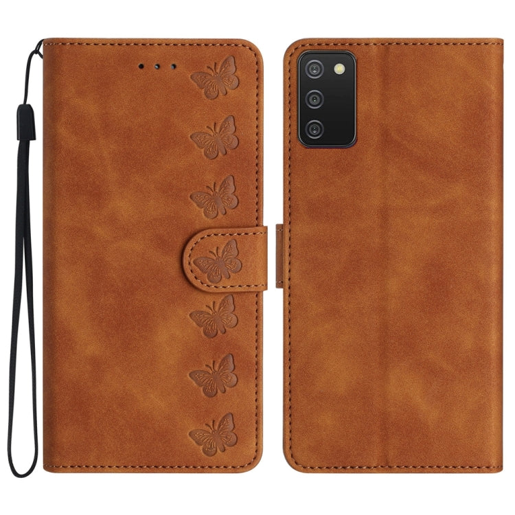 Custodia portafoglio in pelle per Samsung Galaxy A02s e A03