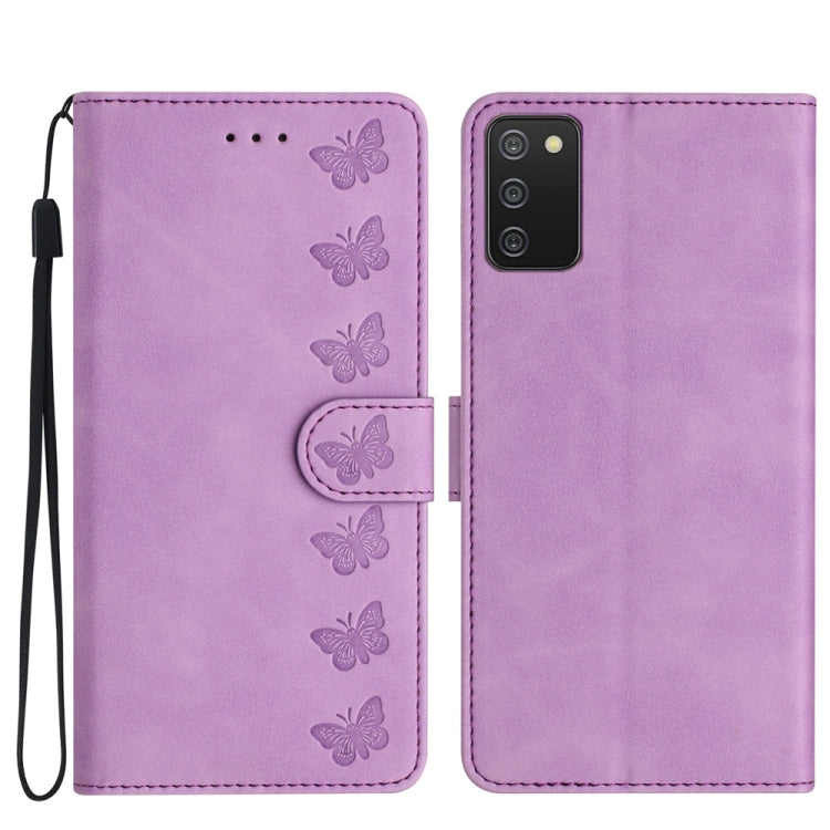 Custodia portafoglio in pelle per Samsung Galaxy A02s e A03