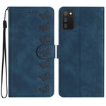 Custodia portafoglio in pelle per Samsung Galaxy A02s e A03