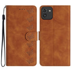 Custodia portafoglio in pelle per Samsung Galaxy A02s e A03