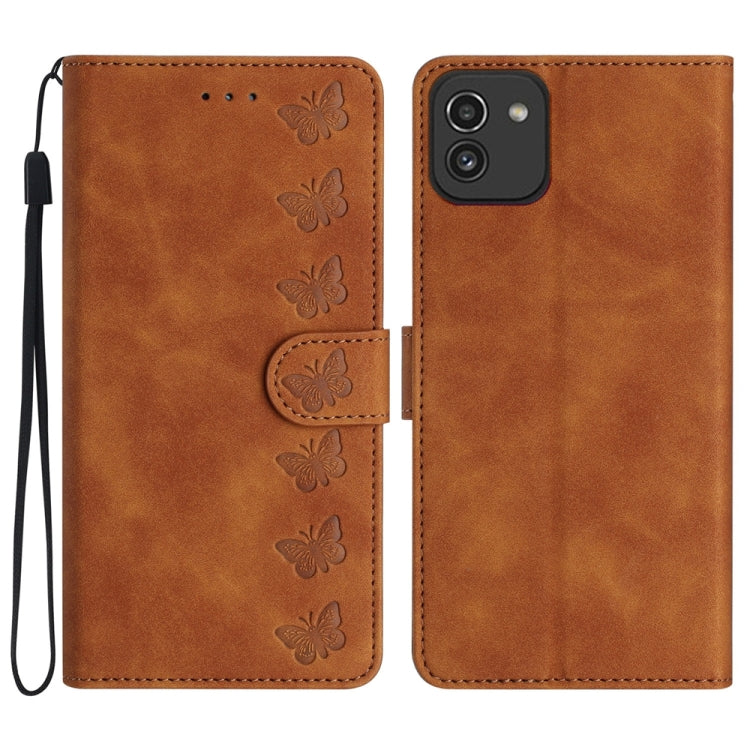 Custodia portafoglio in pelle per Samsung Galaxy A02s e A03