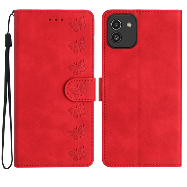 Custodia portafoglio in pelle per Samsung Galaxy A02s e A03