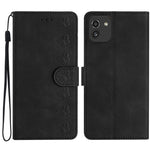 Custodia portafoglio in pelle per Samsung Galaxy A02s e A03