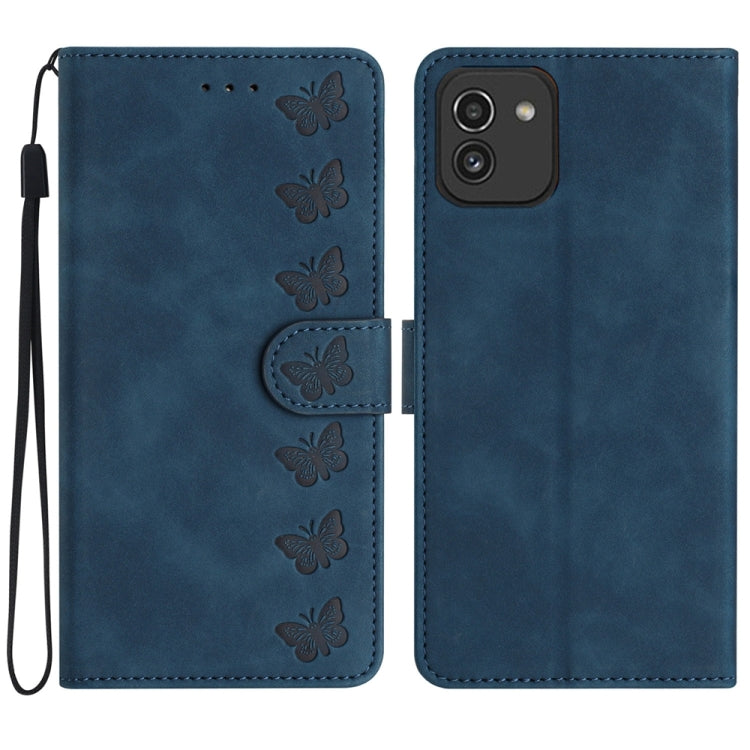 Custodia portafoglio in pelle per Samsung Galaxy A02s e A03