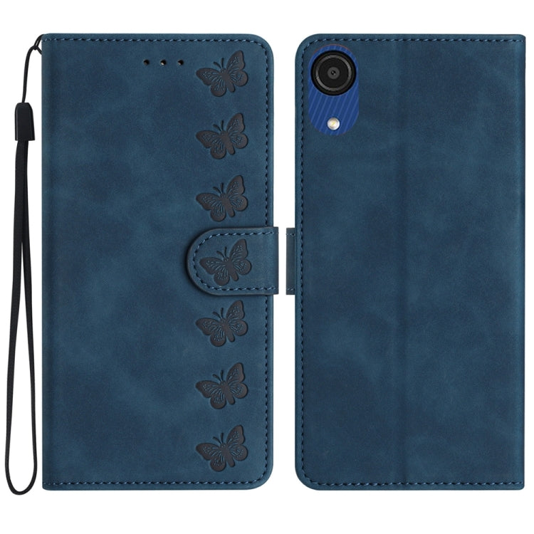 Custodia portafoglio in pelle per Samsung Galaxy A02s e A03