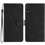Custodia portafoglio in pelle con farfalle per Samsung Galaxy S24