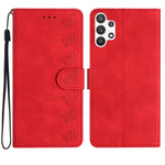 Custodia portafoglio in pelle con farfalle per Samsung Galaxy S24