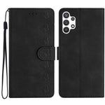 Custodia portafoglio in pelle con farfalle per Samsung Galaxy S24