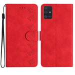 Custodia per telefono in pelle goffrata con sette farfalle, For Samsung Galaxy A71, For Samsung Galaxy A72 5G, For Samsung Galaxy A73 5G, For Samsung Galaxy M23