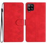 Custodia per telefono in pelle goffrata con sette farfalle, For Samsung Galaxy M32, For Samsung Galaxy M52 5G, For Samsung Galaxy M53