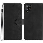 Custodia per telefono in pelle goffrata con sette farfalle, For Samsung Galaxy M32, For Samsung Galaxy M52 5G, For Samsung Galaxy M53