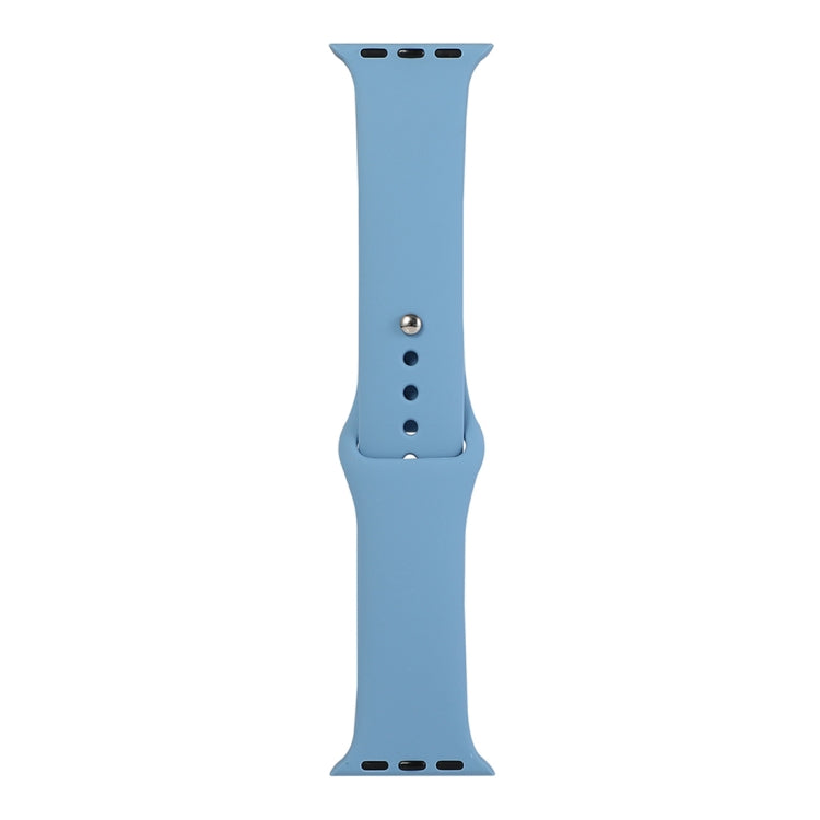 Cinturino di ricambio per orologio in silicone, sezione lunga (uomo), For Apple Watch Series 8&7 41mm / SE 2&6&SE&5&4 40mm / 3&2&1 38mm