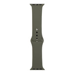 Cinturino di ricambio per orologio in silicone, sezione lunga (uomo), For Apple Watch Series 8&7 41mm / SE 2&6&SE&5&4 40mm / 3&2&1 38mm