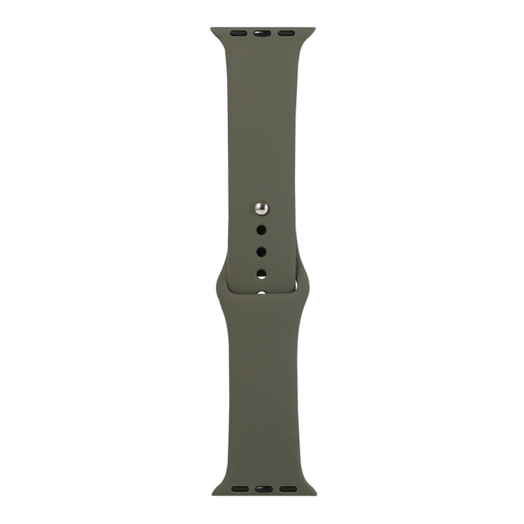 Cinturino di ricambio per orologio in silicone, sezione lunga (uomo), For Apple Watch Series 8&7 41mm / SE 2&6&SE&5&4 40mm / 3&2&1 38mm
