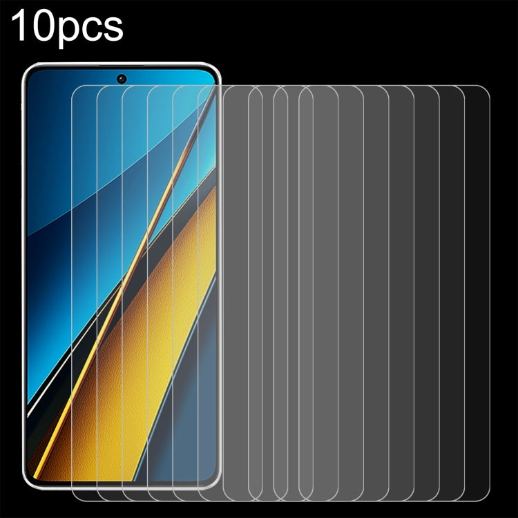 Pellicola in vetro temperato 10 pezzi per Xiaomi Redmi e Poco