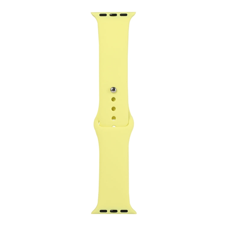 Cinturino di ricambio per orologio in silicone, sezione lunga (uomo), For Apple Watch Series 8&7 41mm / SE 2&6&SE&5&4 40mm / 3&2&1 38mm