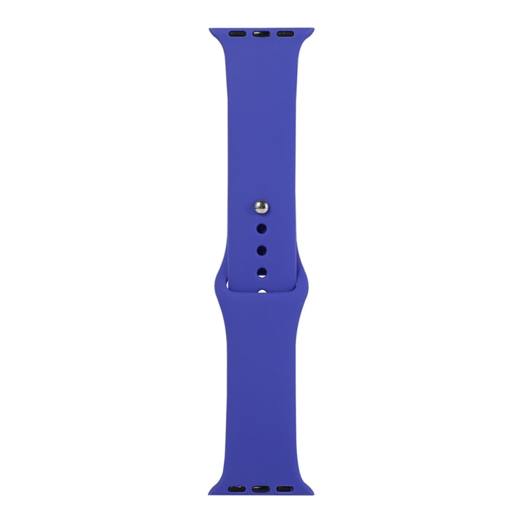 Cinturino di ricambio per orologio in silicone, sezione lunga (uomo), For Apple Watch Series 8&7 41mm / SE 2&6&SE&5&4 40mm / 3&2&1 38mm