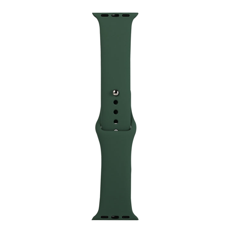 Cinturino di ricambio per orologio in silicone, sezione lunga (uomo), For Apple Watch Series 8&7 41mm / SE 2&6&SE&5&4 40mm / 3&2&1 38mm