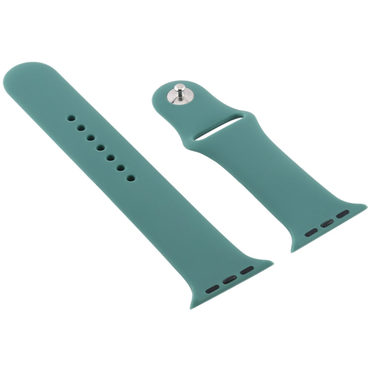 Cinturino di ricambio per orologio in silicone, sezione lunga (uomo), For Apple Watch Ultra 49mm / Series 8&7 45mm / SE 2&6&SE&5&4 44mm / 3&2&1 42mm