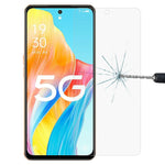 Pellicola in vetro temperato 9H 2.5D da 0,26 mm, For OPPO K12 / K12 Plus, For OPPO Reno11 F, For OPPO A78 4G, For OPPO A1 5G / 4G, For OPPO A98 / A58 4G