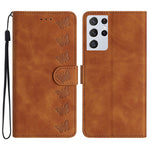 Custodia portafoglio in pelle per Samsung Galaxy S21 Ultra 5G