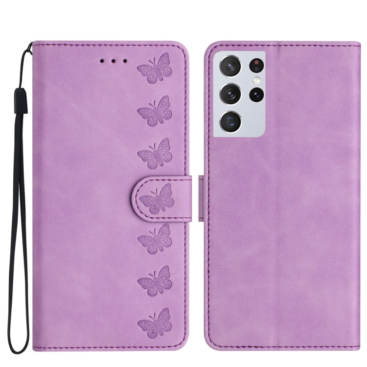 Custodia portafoglio in pelle per Samsung Galaxy S21 Ultra 5G