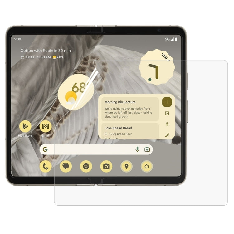 Full Screen Protector Pellicola idrogel per grande schermo antideflagrante, For Google Pixel Fold Big Screen (1pc)