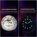 Orologio meccanico impermeabile luminoso da uomo OLEVS 6650