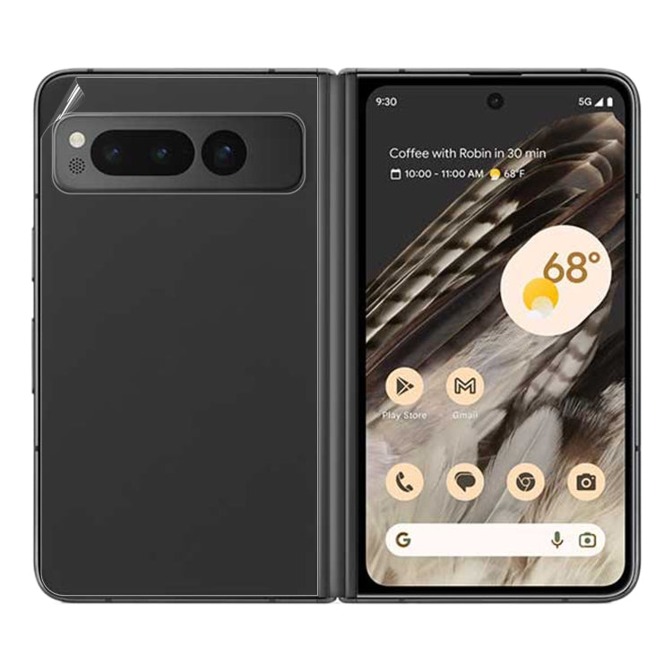 Full Screen Protector Pellicola idrogel per schermo posteriore antideflagrante, For Google Pixel Fold Back Screen (1pc)