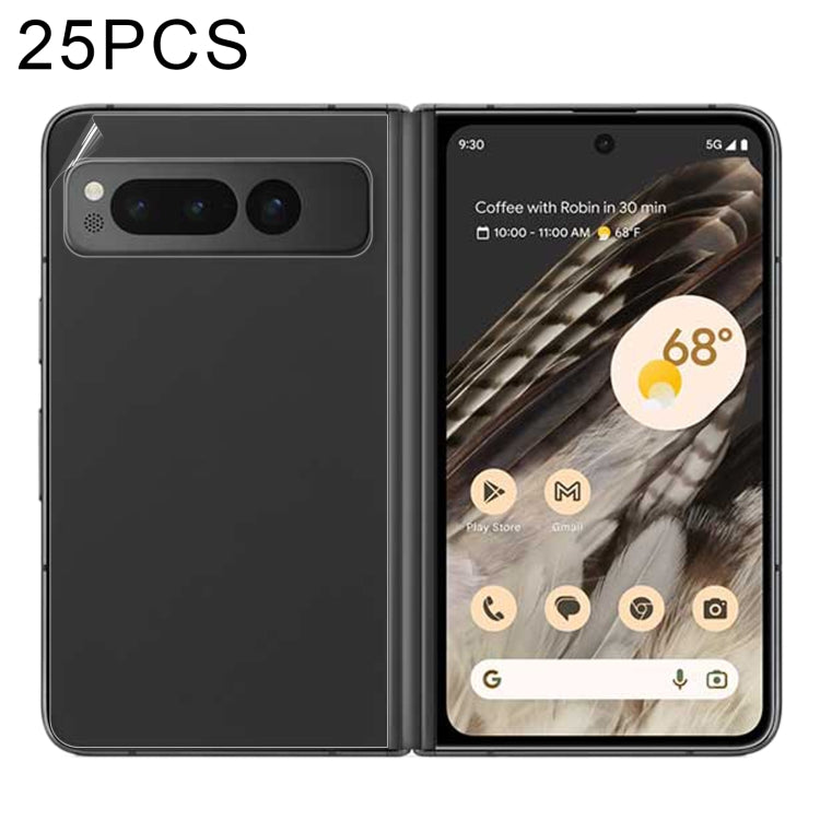 Pellicola idrogel per schermo posteriore a prova di esplosione da 25 pezzi, For Google Pixel Fold Back Screen (25pcs)