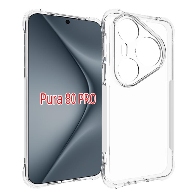 Custodia per telefono in TPU ispessimento antiscivolo antiurto, For Huawei Pura 90 Pro Max / Pura 90 Ultra, For Huawei Pura 90 Pro, For Huawei Mate 80 Pro Max, For Huawei Mate 80 / 80 Pro, For Huawei Mate 70 Air 5G, For Huawei Pura 80 Pro 5G           ...