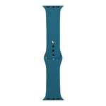 Cinturino di ricambio per orologio in silicone, sezione corta (femmina), For Apple Watch Series 8&7 41mm / SE 2&6&SE&5&4 40mm / 3&2&1 38mm