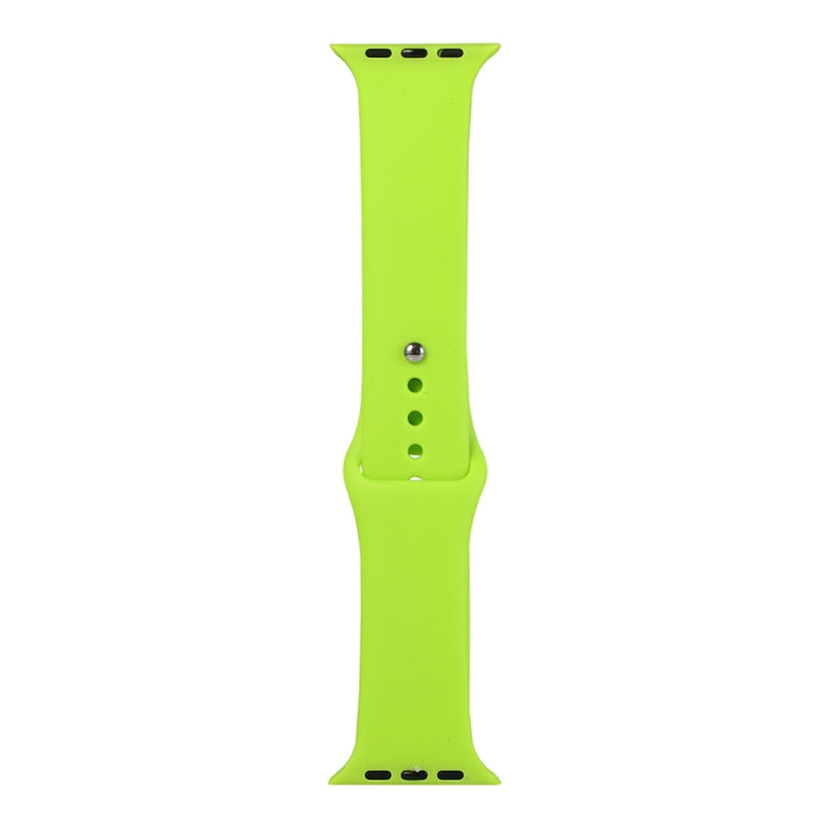 Cinturino di ricambio per orologio in silicone, sezione corta (femmina), For Apple Watch Series 8&7 41mm / SE 2&6&SE&5&4 40mm / 3&2&1 38mm