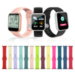 Cinturino di ricambio per orologio in silicone, sezione corta (femmina), For Apple Watch Series 8&7 41mm / SE 2&6&SE&5&4 40mm / 3&2&1 38mm