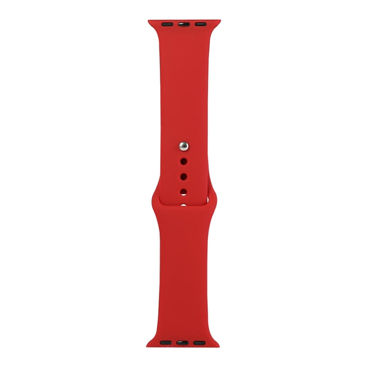 Cinturino di ricambio per orologio in silicone, sezione corta (femmina), For Apple Watch Ultra 49mm / Series 8&7 45mm / SE 2&6&SE&5&4 44mm / 3&2&1 42mm