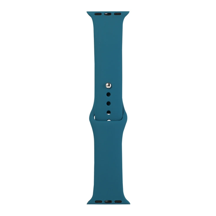 Cinturino di ricambio per orologio in silicone, sezione corta (femmina), For Apple Watch Ultra 49mm / Series 8&7 45mm / SE 2&6&SE&5&4 44mm / 3&2&1 42mm