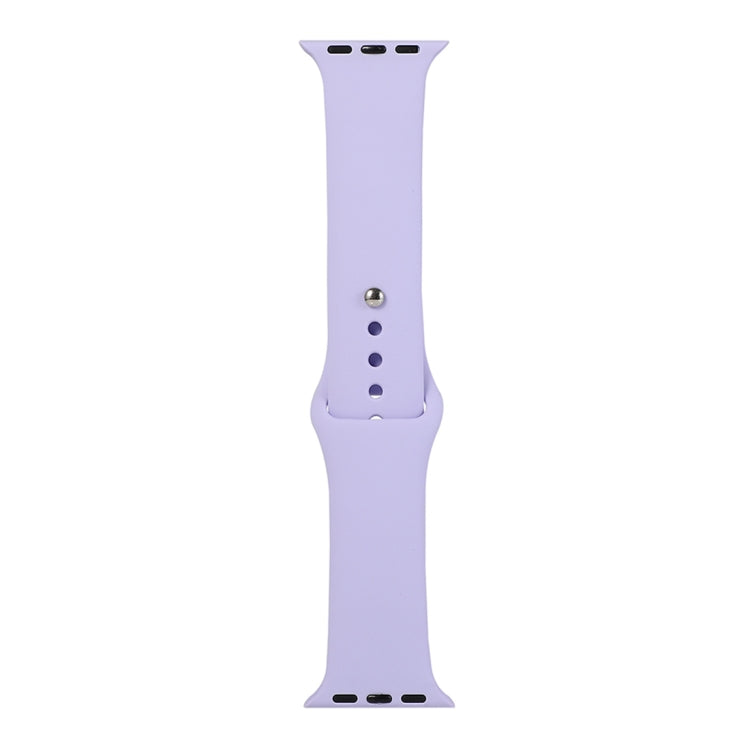 Cinturino di ricambio per orologio in silicone, sezione corta (femmina), For Apple Watch Ultra 49mm / Series 8&7 45mm / SE 2&6&SE&5&4 44mm / 3&2&1 42mm