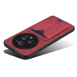Custodia per telefono con supporto per slot per schede con copertina posteriore Denior PU, For Honor Magic5 Ultimate