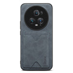 Custodia per telefono con supporto per slot per schede con copertina posteriore Denior PU, For Honor Magic5 Ultimate