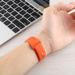 Cinturino di ricambio per orologio in silicone, sezione corta (femmina), For Apple Watch Series 8&7 41mm / SE 2&6&SE&5&4 40mm / 3&2&1 38mm, For Apple Watch Ultra 49mm / Series 8&7 45mm / SE 2&6&SE&5&4 44mm / 3&2&1 42mm
